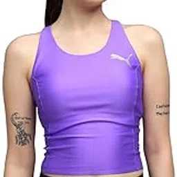 puma | Raceday Ultraform Women's Breathable Crop Tank | Dark Amethyst | M-picture-26