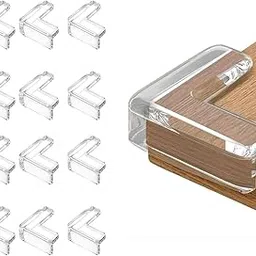 KREATIVE HUT (Pack of 12) Silicone Corner Guards, Corner Protector for Sharp Corners of Furniture, Baby Bed Protector, Table Corner and Edge Protector and Soft PVC Transparent Corner Guard (12)-picture-40