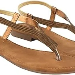 glematoz Women's Flat Sandal- Casual & Festive Comfortable Casual Stylish Summer & Party Footwear-picture-21