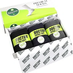 doctor extra soft Men's Classic Premium Cushioned Bamboo Ankle Socks| Half Terry,Odour-Free & Breathable| Ideal For Sports,Sneaker,Running,Gymtraining,Athletic| Everyday Use Pack Of 3-picture-19