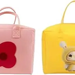 the style sutra Travel Makeup Bag Handbag Cute Pouch Toiletry Bag for Business Camping Trips Yellow Bunny-picture-60