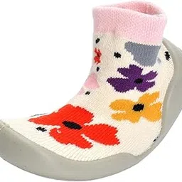 SNAPPSY New Newborn Warm Girs Boys Anti-Slip Socks Shoes Sock Crib Warm 14CM Flower-picture-33