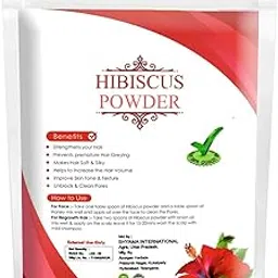 Ayurgen Herbals Hibiscus Flower Powder | Hibiscus Rosa-Sinensis For Hair Care & Face Pack 50gm.-image-16