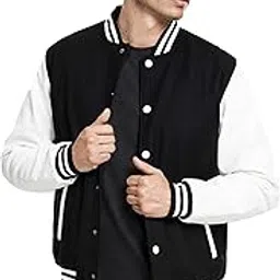 drobe Varsity jackets for Men/Stylish jacket for winter/Jackets for men/Letterman Varsity jacket-picture-16