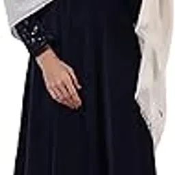 w for woman White Printed Thread Work Pure Cotton Shawls & Stole-picture-36