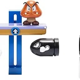 Super Mario Nintendo 2.5" Switchback Hill Diorama Set-image-7