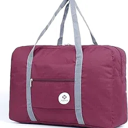 TOCINGO Travel Duffel Bag Foldable Flight Bag Travel Luggage Bag Travel Duffle Tote Bag Waterproof Luggage Organizer Storage (WIND BLOW- RED)-picture-11