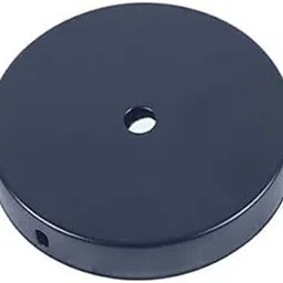 Light4Life Set of 2 Celling Base 100mm x 20mm Black Ceiling Plate Chassis Base Pendant Light Accessories, Metal-picture-11