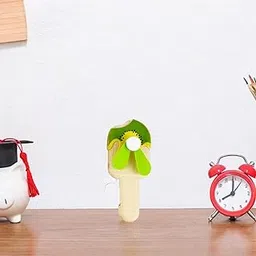 Handheld Fan Cartoon Hand Press Portable Mini Fan Random Color Favors-image-0