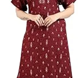bailey sells Women's Cotton All Over Print Maxi Nighty-picture-10