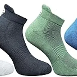 ecosync Socks for Men Combo Pack | Comfortable Cotton Socks for Man & Woman | Bamboo Ankle Length Sports & Gym Wear | Stylish Socks | Men Fashion | Olive, Navy Blue, Sky Blue, Light Grey | Pack of 4-picture-14