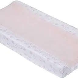 Disney Minnie Mouse Be Happy Pink & White Super Soft Changing Pad Cover, Pink, White-image-55