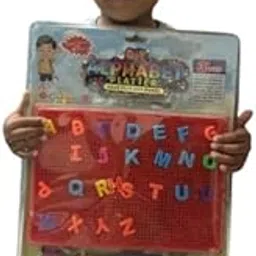 DIY Alphabet Platter Educational Board Game, Yellow Pegboard with Colorful Letters and Numbers, Make Your Own Words Learning Set for Kids 3+ Years-picture-30