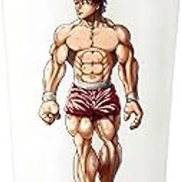 UJNAS Stainless Steel Gym Shaker Bottle Shaker Bottles for Protein Shaker (WHITE BAKI EDITION animated)- Shaketein 100% Leak and spill proof, Ideal For Protein shakes, Pre Workout, 850 milliliter-image-83