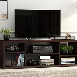 FreshFurnish Solid Sheesham Wooden TV Unit for Bedroom with 6 Adjustable Shelves Storage - Accommodates up to 55-Inch TV - Wooden TV Unit Cabinet for Living Room & Hallway Decor (Design 6)-picture-28