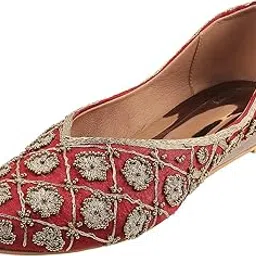 metro Women's Synthetic Mojaris (54-4659)-picture-12
