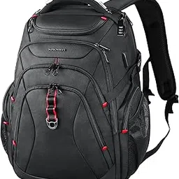 kroser Travel Laptop Backpack 17.3 Inch XL Heavy Duty Computer Backpack with USB Charging Port RFID Pockets Water-Repellent-picture-22