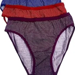 chacko Womens Underwear Cotton Panties for Women Cute Stretch Bikini Breathable Panties for Ladies_Pack of 3,Mulitcolour-picture-35