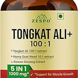 Zespo Tongkat Ali+ Complex For Men - With Horny Goat Weed, Korean Ginseng, Beet Root & L-Arginine - Energy, Stamina, Performance & Circulation Support - Natural Health & Vitality Supplement - Capsule-picture-28