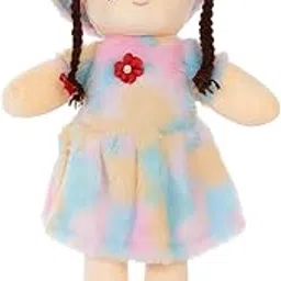 Fun4you Soft Doll for Girls | Cute & Huggable Plush Stuffed Toy | Colorful Cartoon Doll with Hat & Dress Return Gift | Big Kids Soft Toy & Room Décor (Multicolor, 60 cm)-picture-30