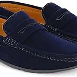 hattoun Trendy Velvet Stylish & Good Looking Casual Round Shape Shoes for Men Loafers for Men-picture-21