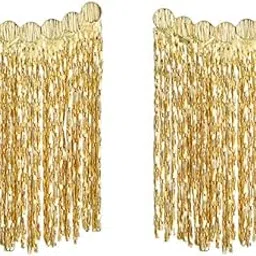 shining diva fashion Latest Stylish Tassel Earrings for Women and Girls (Gold) (rrsd15090er)-picture-10