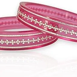 925 Pure Silver Pola Bangles for Women with Purity Certificate, Handmade Silver Chooda/Chudi/Jewellery for Gift - Classic Style (SB2)-image-29
