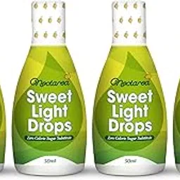 Nectarea Sweet Light, 120 ml, Sugar Free Drops Liquid Sweetener, Zero Calorie Sugar Substitute for Daily Beverages & Sweet Dishes, Diabetic-Friendly and Travel Friendly, 30 ml each, Pack of 4 (2400 Drops)-picture-32