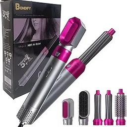 Bondify 5-In-1 Hair Styler Dryer Comb, Hot Air Styler, Multifunction, 1000 Watts-picture-22