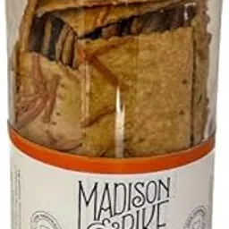 Madison & Pike Gourmet Sourdough Jalapeno Crackers 180 gm|A Perfect Blend of Tangy Sourdough and Spicy Heat | Healthy Snack (1)-image-2