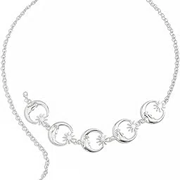 shining diva fashion Belts for Women and Girls Stylish Kamarbandh Kamar Chain Waist Belt for Dresses Jeans Saree (16698kb)(Silver)-picture-29