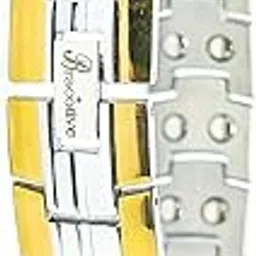 Bio Magnetic Bracelet For Men & Women | Blood Pressure Metal Chain | High Power Magnet | Maintain Energy Level And Stamina | Stress Relief | Stainless Steel Bp Bracelet-image-3