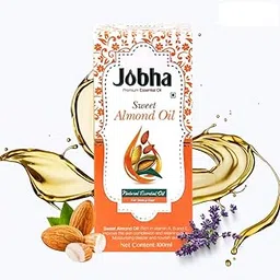 Jobha sweet almond oil for brighter complexion and Clear Skin soothing and calming skin for women and Men-picture-34