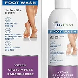 Dr Foot | Foot Wash | Foot Cleaner for Dead Skin | Tea Tree Oil | Menthol | Foot Care Product | Prevents Nail Fungus & Foot Ringworm | Refreshes Your Feet | 100ml-image-16