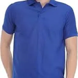 keoti Men's Solid Polo Neck Cotton Blend T-Shirt, Casual wear, Formal wear-picture-50