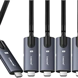 Lemorele Wireless HDMI Transmitter and 4 Receivers, Portable HDMI Wireless Extender, Plug & Play 200M 1080P HD for Stream Video & Audio from PC/Camera/TV-Box to Monitor/Projector/HD TV/Phone/Tablet-picture-12