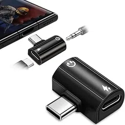 Verilux® 2 in 1 Type C Charging & Audio Adapter, Type C to 3.5mm Audio Jack & PD Port, Support 60W PD Fast Charging, Aluminum Alloy Housing, T Shape Design-picture-17