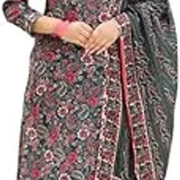 vaamsi Women's Green Rayon Blend Floral Straight Printed Kurta Pants With Dupatta Set | Daily Straight Kurta Set For Women | Printed Salwar Suit For Women-picture-40