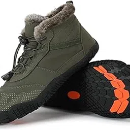 dinint Barefoot Shoes Women's Men's Trail Running Shoes Winter with Non-Slip Sole Padded and Warm Soft Lightweight Fitness Shoes-picture-52