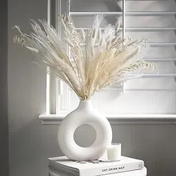 Beautiful Ceramic Decorative Vases with Unique Quality for Home, Center Table, Flowers Pot, Bedroom Side Corner, Living Room Decoration 6 inch-picture-22