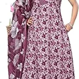 Nighty with Dupatta, Cotton Nighty-picture-15