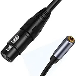fdealz® [ 1 Piece / 0.3 Meters ] 3.5mm Stereo Female to XLR Female (30 CM) Cable, Balanced 3.5mm Female to XLR Female Stereo Audio Adapter, 1/8" TRS to XLR Female Connector-picture-12