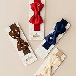 (Pack of 4) Colorful Braided Headbands for Kids – Bow Hairbands for kids Soft Elastic Fashion Hair Band for Girls Toddlers Party Dress Up Accessories-picture-49