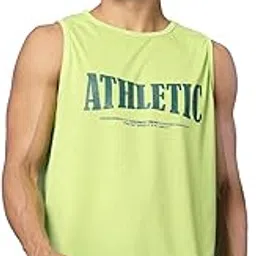 CHKOKKO Men Printed Cotton Gym Tank Tops Sleeveless Sports Regular Fit Vest-picture-17