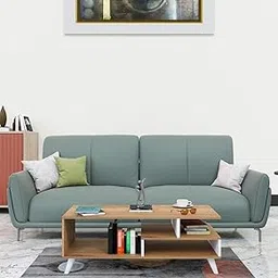 Spyder Craft Modern Wooden Coffee Table with Storage| Coffee Table for Living Room Engineered Wood Coffee Table (Modern, Oak)-picture-15