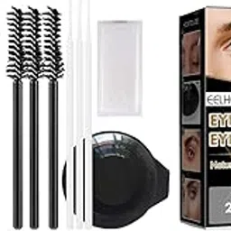 VELURA Professional Eyelash Eyebrow Dye Tint Gel Oil Proof Eyebrow Tinting Kit Dark Brown|1Pcs Eyebrow and Eyelash Color|Eyebrow Liner & Definition| Makeup |Health & Beauty-picture-22