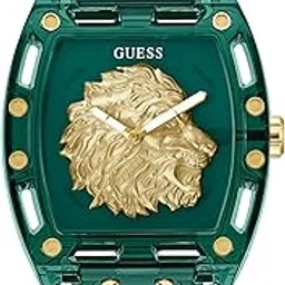 Green Rectangle Dial Analog Men's Watch - GW0959G2-image-0