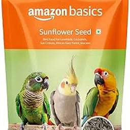 Amazon Basics Sunflower Seeds Bird Food | 100% Natural | Energy-Rich & Easily Digestible | Made in India | Pack of 2 x 1 Kg (Total 2 Kg)-picture-17