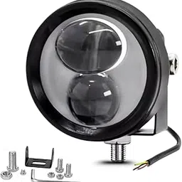 AUTOPOWERZ Dual Color Mini Lens Fog Light | 12V 30W LED | Yellow/White Dual Beam | Waterproof Dustproof Driving Lamp | Universal Fit Bike Car Truck SUV Jeep | Pack of 1-picture-25