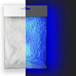 Americos Neon Glow In Dark Radium Powder For Artistic Purposes / Arts and Crafts / Body Paint / Resin / Clothes / Car / Play / Jewelery / Decorative Items / Fishing Lures (Blue_40g) image 1